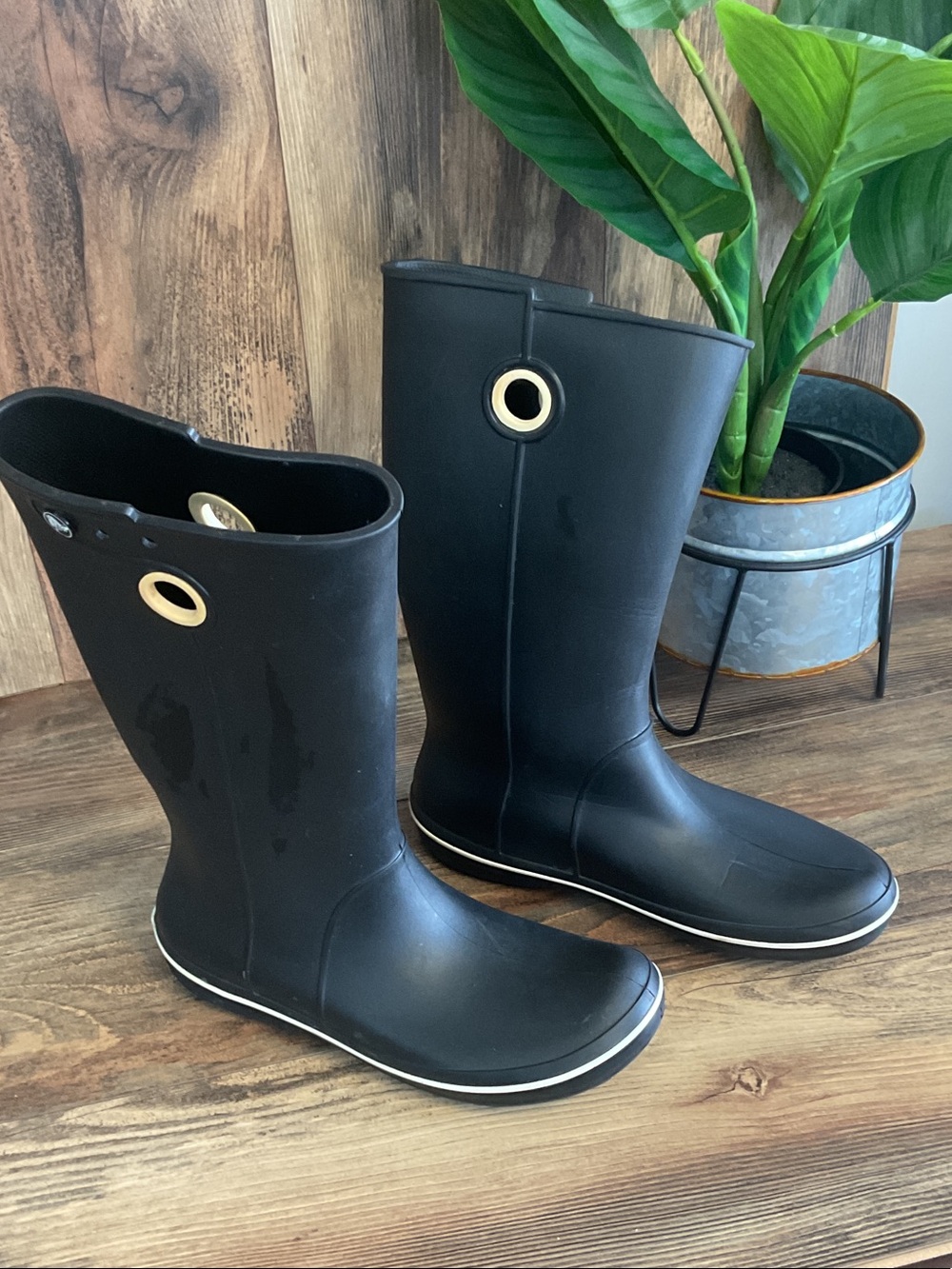 CROCS Crocband Jaunt Tall Rain Boots W11